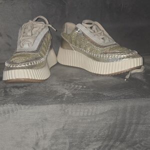 Dolce Vita Metallic Platform Sneakers
